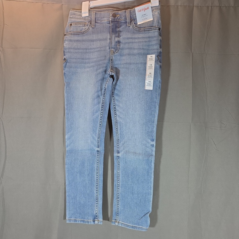 Cat‎ & Jack Girl's Skinny Jeans Stretch 10 Husky NEW Denim Pants
